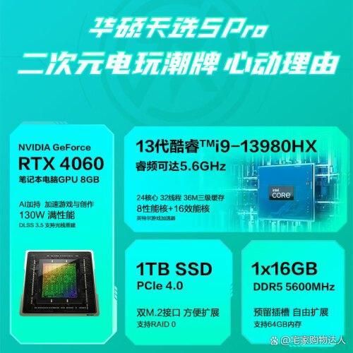 荐：三款高性能型号尽享极致游戏体验九游会网站华硕天选系列电竞游戏本推(图4)